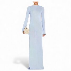 SER.O.YA Torry Knit Maxi Dress – Ice Blue – NWT – Size Small